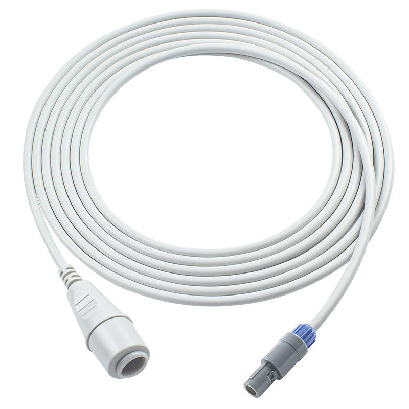 Cable d'adaptateur IBP à 6 broches de Colin compatible avec Edward/BD/Abbott/Utah pour le capteur de pression