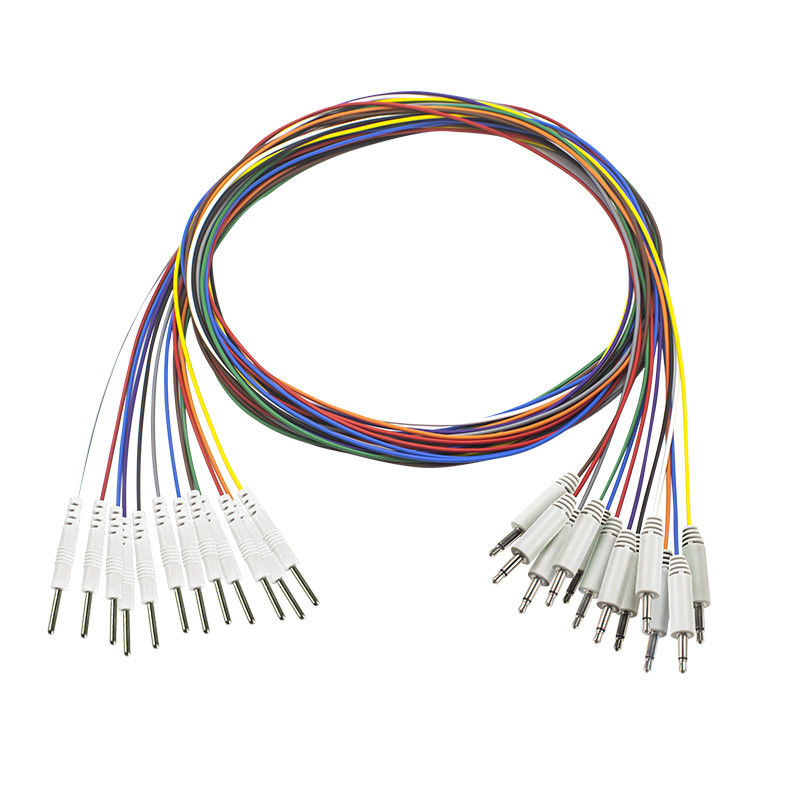 3.0 Mono Plug-2.0mm épingle câble EEG électrode EEG câble EEG Cap