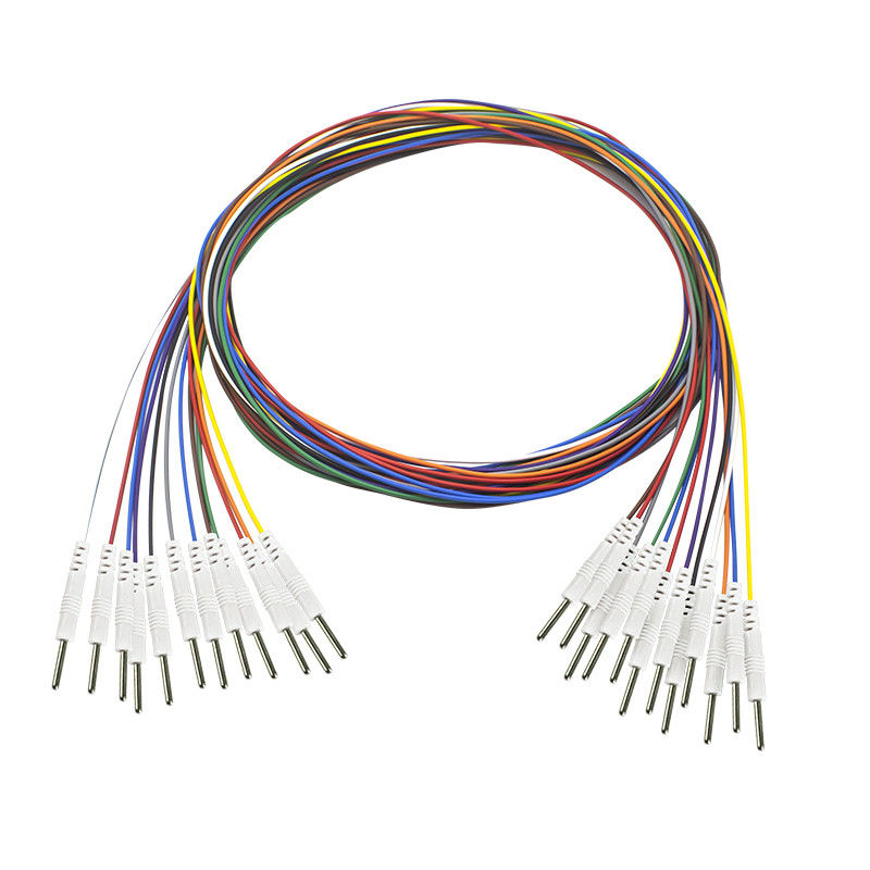 Din 2.0 Plug to 2.0 mm Type de broche de câble d'électrode EEG pour le cap EEG Longueur standard 1,5M