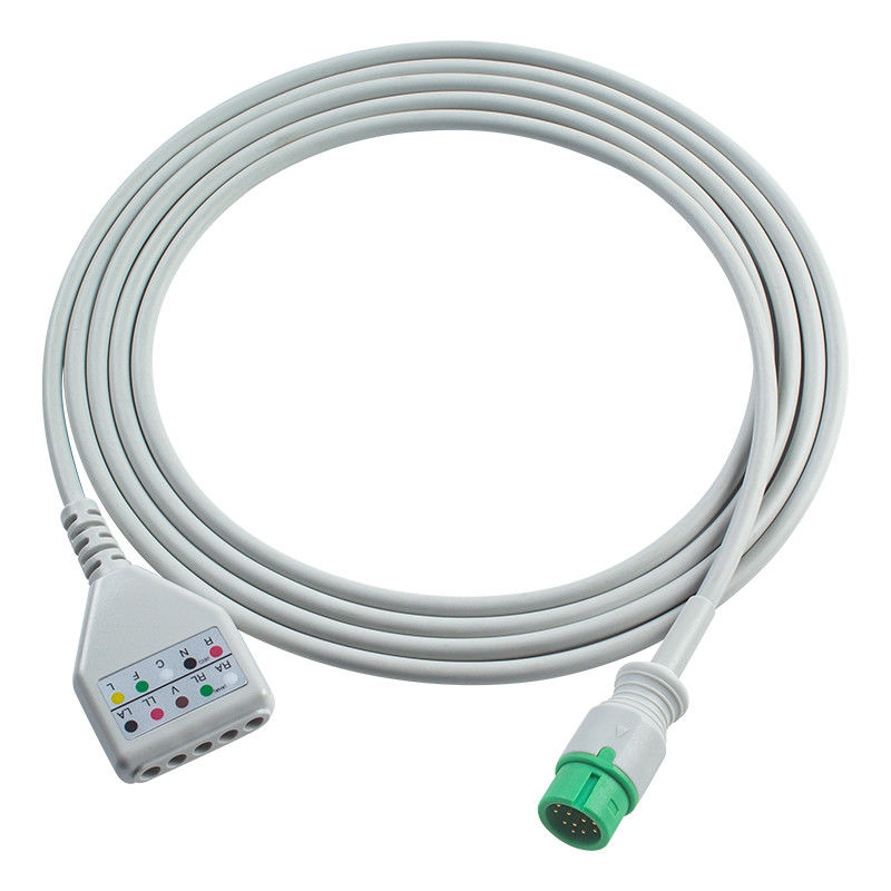 Comen 12Pin câble d'adaptateur ECG C50 C70 C90 NC12 NC8 câble ECG câbles d'extension ECG Euro style