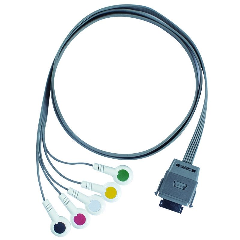 TPU Edan 5Lead ECG Holter Cable IEC Temps de conservation 24 mois pour les instruments biomédicaux