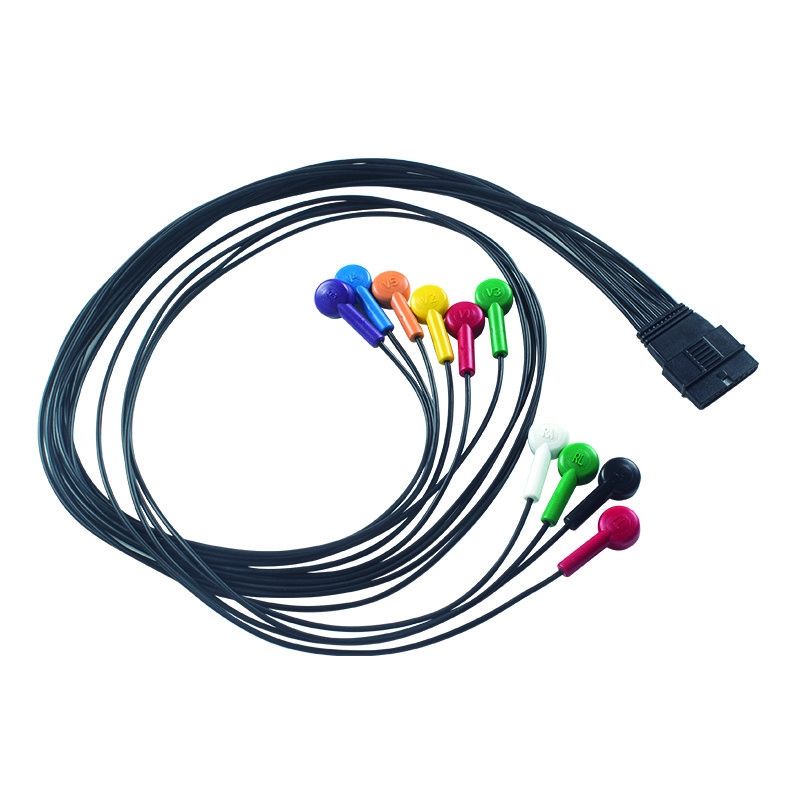 Cable de patient pour ECG compatible bleu pour FT-12.400331