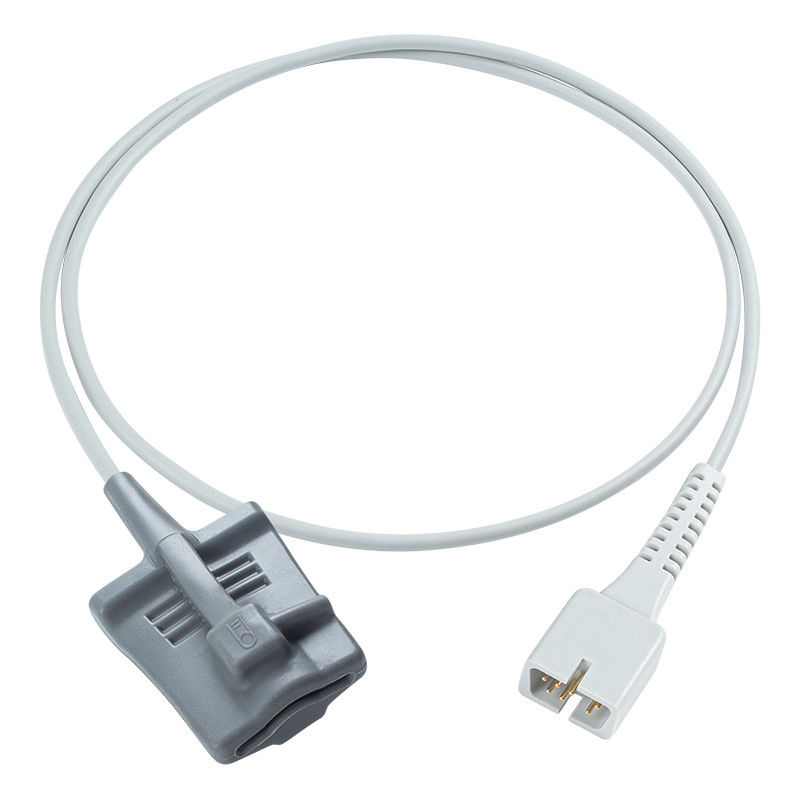 Sensor SpO2 gris pour adultes courts, pointe douce 1M pour le système Contec CMS60C/CW/D/DW CMS60 PM50 PM60D