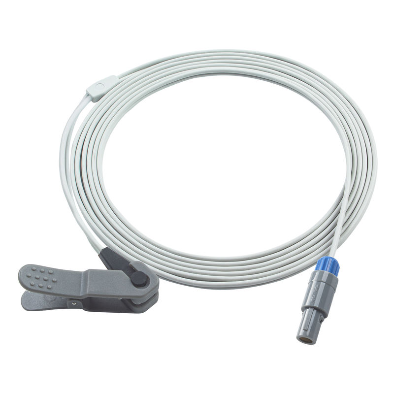 Sensor SpO2 direct DIST 5000 pour adultes et animaux avec câble 3,0 M et encoche unique 5Pin