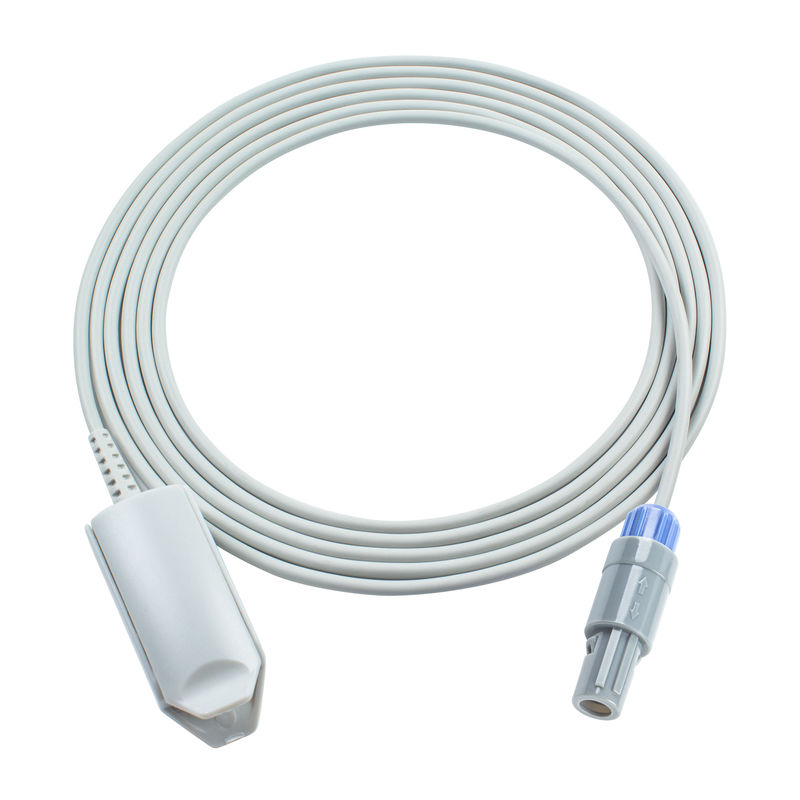 6 pin 40 degrés pour les adultes, pince à doigts SpO2 Capteur 3.0M Compatible Drager Vist 120 Vist 120s