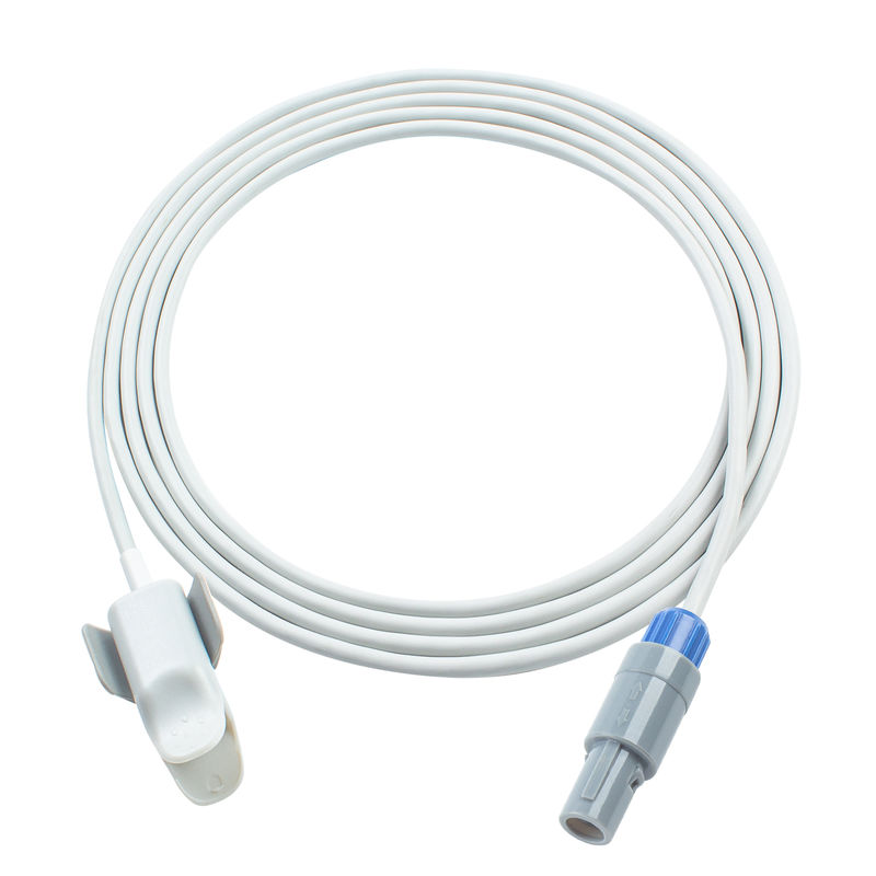Compatible avec le Zondan ZD120B ZD120D 6Pin SpO2 Sensor 3,0M Clips de doigts pédiatriques pour Apollo N1 Apollo N2 Apollo N3