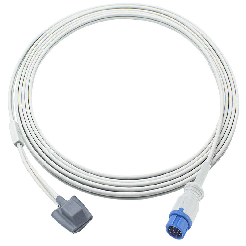 Compatible Konsung Aurora 8/10/12 Capteur SpO2 pour nourrissons à 12 broches Konsung Aurora câble SpO2 pour bébés 3.0M