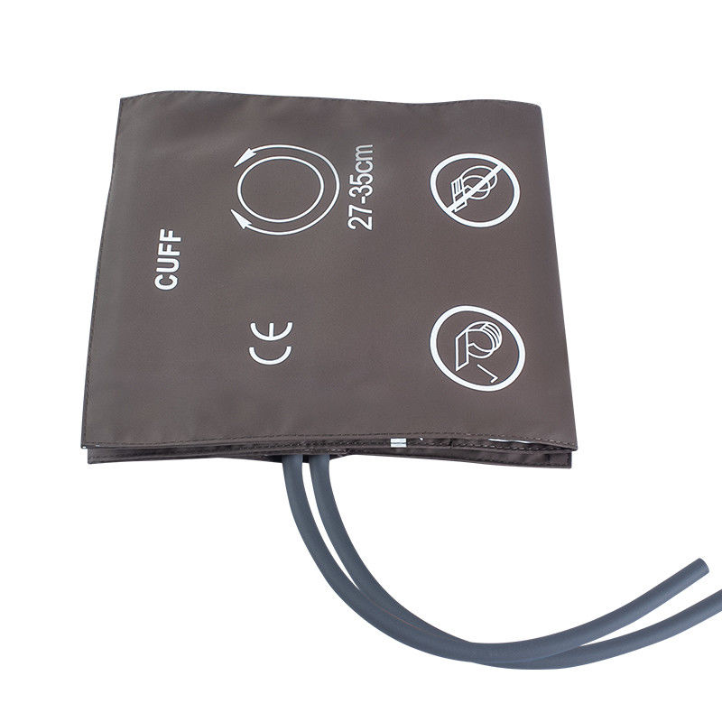 Manche NIBP pour adultes à double tube 27-35 cm Manche TPU Sac brun Type d'emballage