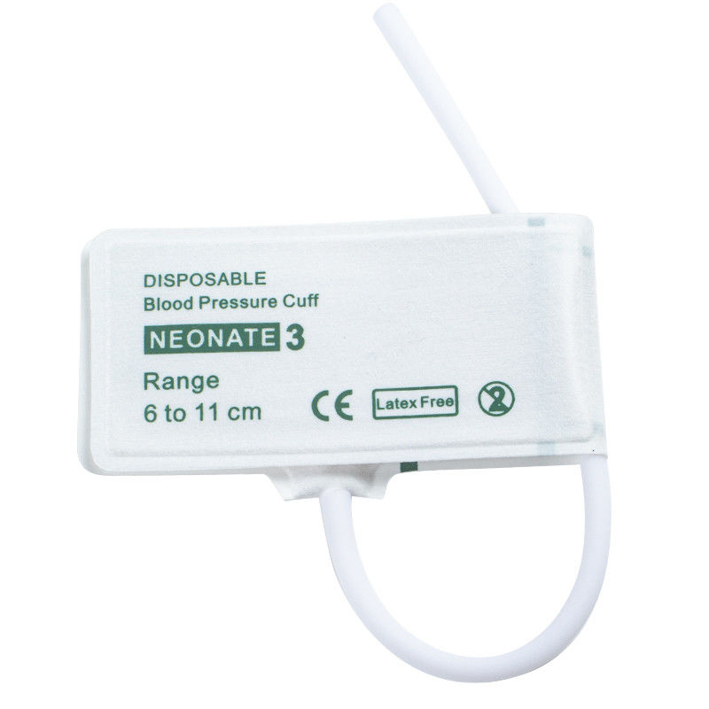 Tuyaux uniques Taille 3 6-11 cm Neonatal jetable NIBP Manche Durée de conservation 24 mois