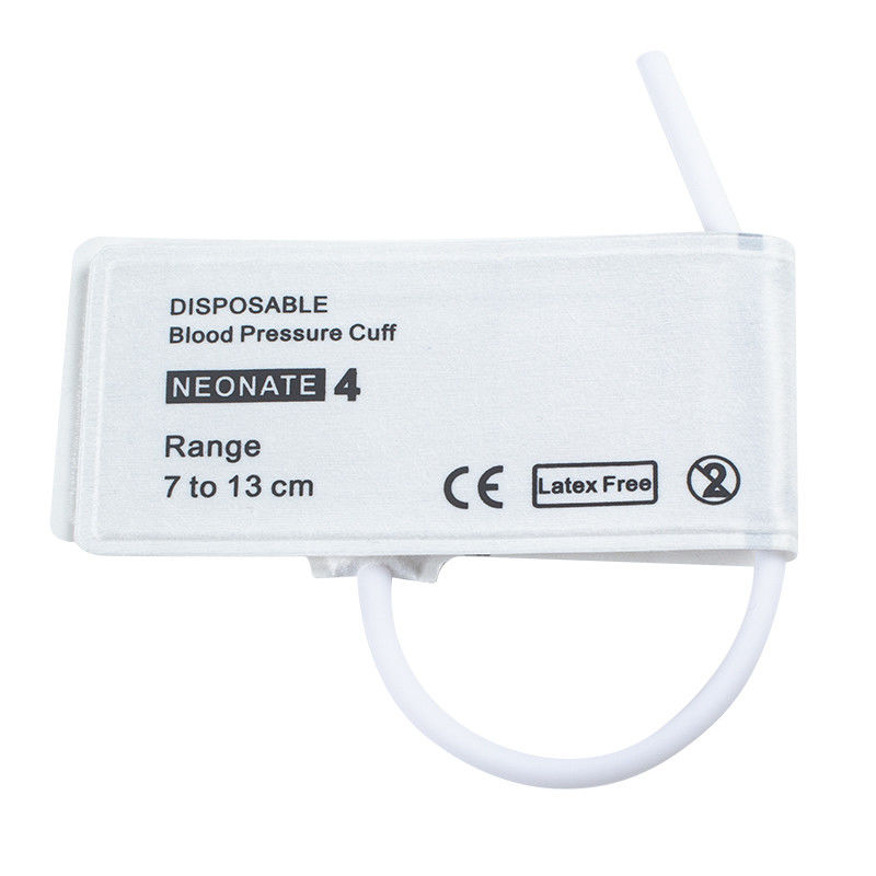 Tuyaux uniques de taille 4 NIBP neonatal jetable 7-13 cm pour le traitement médical