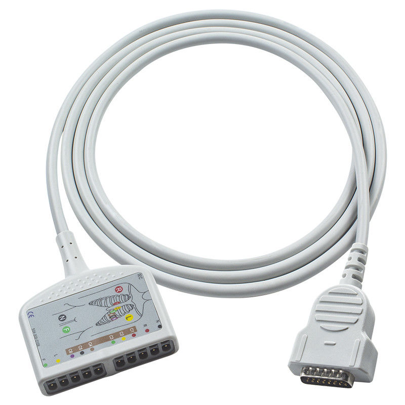 Cable électrocardiogrammique flexible 22341809 pour la surveillance des adultes et des enfants