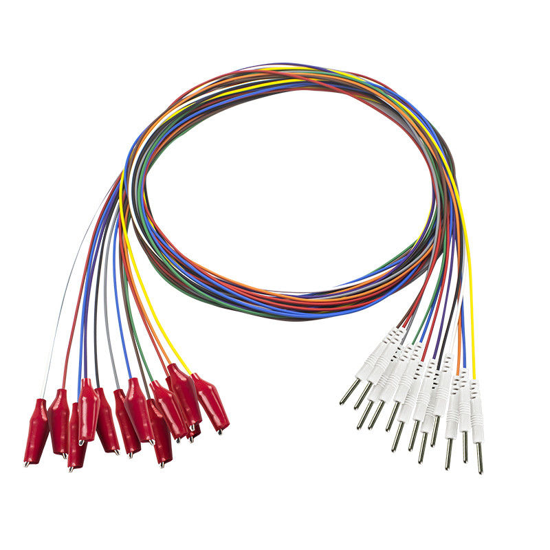 L'agrippeur de prise du vacarme 2,0 avec les électrodes molles d'électro-encéphalographe de la coquille EEG a plaqué l'électrode de fils de l'or EEG EMG