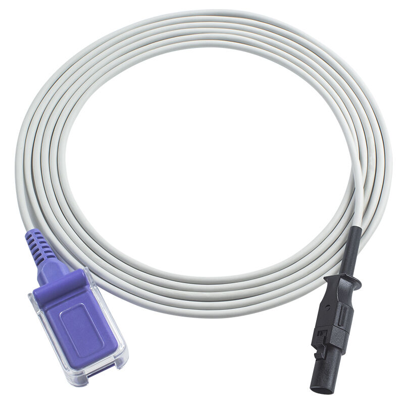 Câble de capteur SpO2 compatible M&B 6 broches, technologie Nell-cor