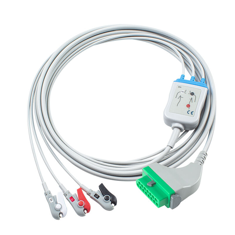 Fukuda Denshi CIO-07CTP-5NA CIO-07CTP-3NA câble ECG 15Pin DSL-8001 DSL-8001R Dynascope DS-8100 DS-8200 DS-8500