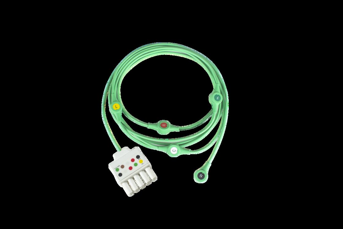 Siemen Draeger Monolead MS16160 MS16161 ECG ECG patient câble et fils de plomb 3 fils de plomb double 5Pin