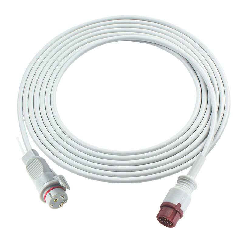 Cable d'adaptateur IBP 12Pin vers Edward Argon BD Abbott BB PVB Utah Connecteur Medex Mindray pour BT-710 BT-720 BT-740 BT-770 BT-780
