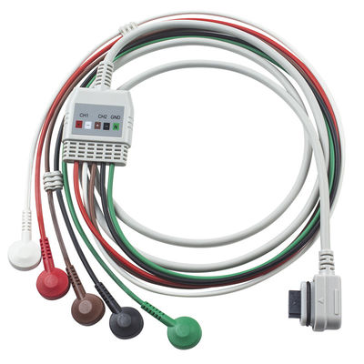 Cable ECG 5Lead Holter GE Seer ECG 2008594-001 Cable compatible avec le GE SEER LIGHTR