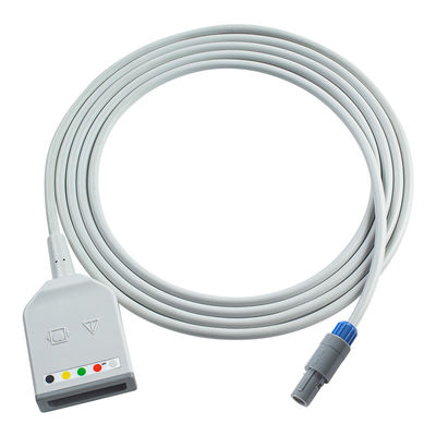 Biosys Lemo 6Pin 5Lead câble d'adaptateur de tronc d'ECG BPM-103 Tepas Kma800 câble d'extension ECG Euro Style