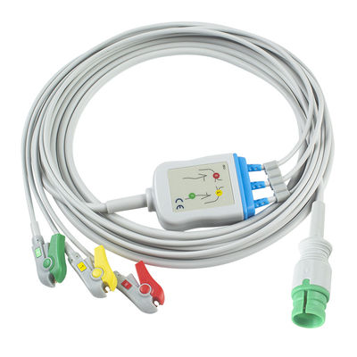 Compatible avec le câble d'ECG Promed 3Lead IEC Grabber pour PM-12 14Pin