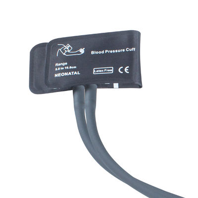 Neonatal NIBP Manche sans vessie à double tube 5,8-10,8 cm Manche en nylon