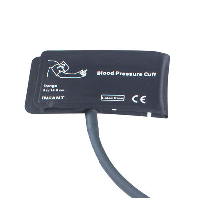 Manche infante NIBP sans vessie Tube unique 9-14.8 cm Manche en nylon