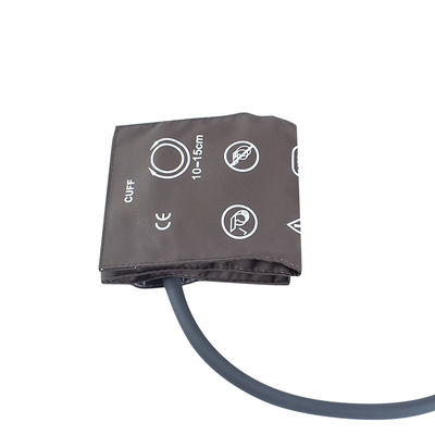 Manche NIBP réutilisable pour nourrissons Tube unique 10-15 cm Manche TPU Marron M1571A 989803104141