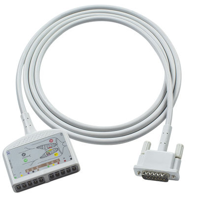 OD6mm 2,2M P-Hilips ECG câble tronc câble pour M1770A M1771A M1772A Pagewriter 100 Pagewriter 200