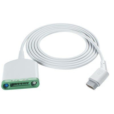 Compatible avec le câble multimédia 6 pod 3.5M 6Lead ECG avec fonction SpO2/Température/ECG
