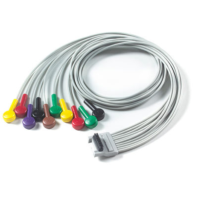 Mortara Holter ECG Cable, Mortara H3 + 10 Cable ECG au plomb