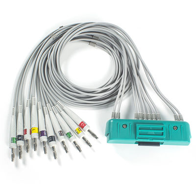 Cable EKG 10Lead IEC Banane 4.0mm Pour le Nihon Kohden ECG-9320 ECG-9522P BR-911D