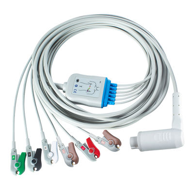 Corpuls 3 6Lead IEC Grabber câble patient avec AHA / IEC couleur de plomb de codage