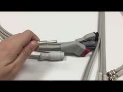 Connecteur du CEI 4.0Banana de câble et de fils d'électrocardiogramme de Welch Allyn SE-PRO-600 M2461A
